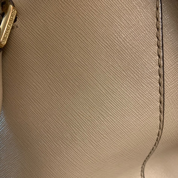 Michael Kors Kellen Saffiano Satchel Purse - Picture 10 of 16